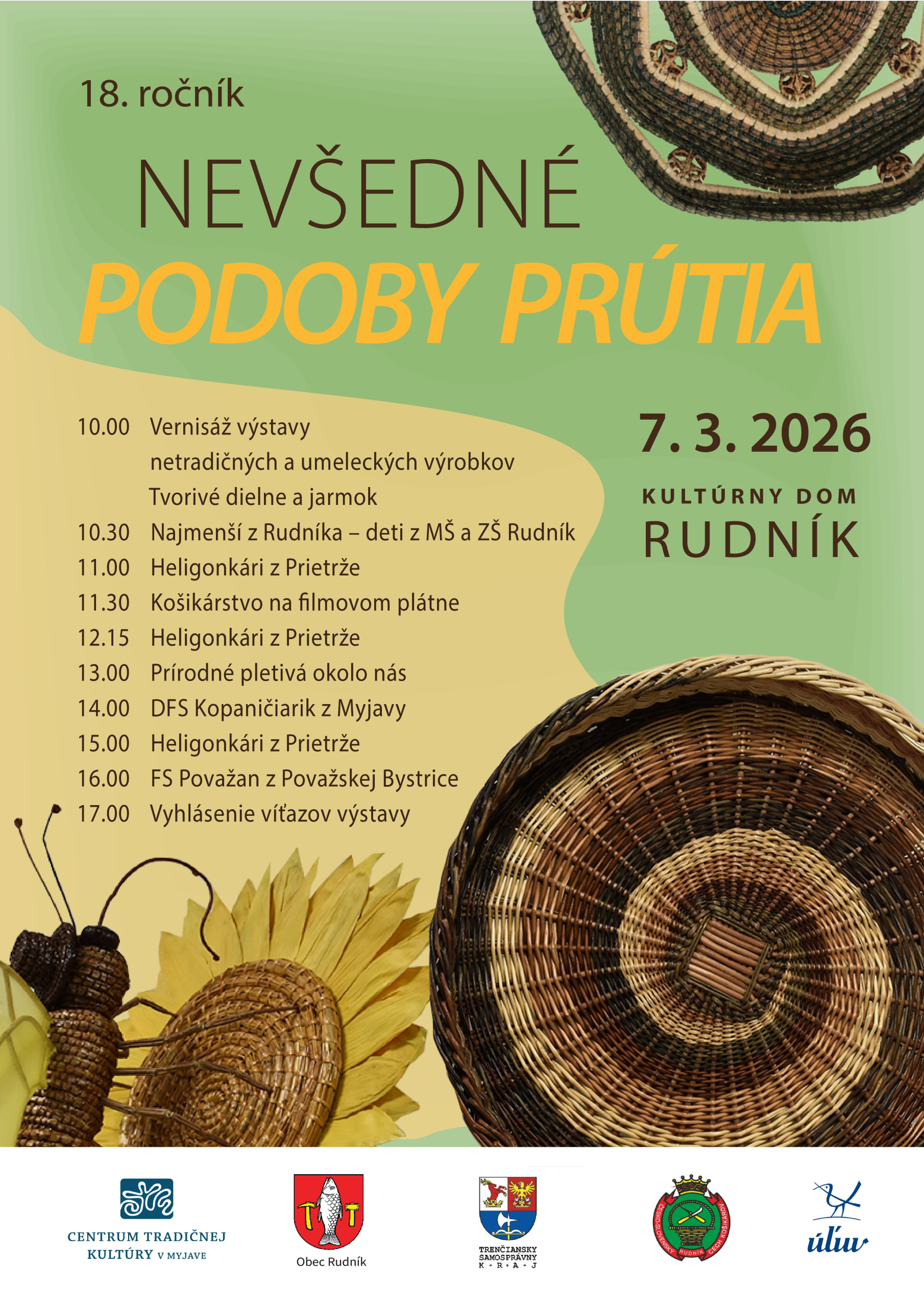 Nevšedné podoby prútia Rudník 2026